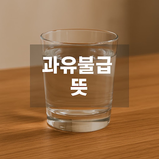 과유불급 뜻