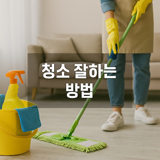 청소 잘하는 방법, 전문가처럼 빠르고 완벽하게 집 정리하는 비결