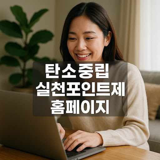 탄소중립 실천포인트제 홈페이지