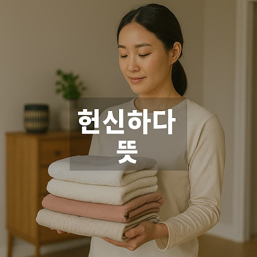 헌신하다 뜻
