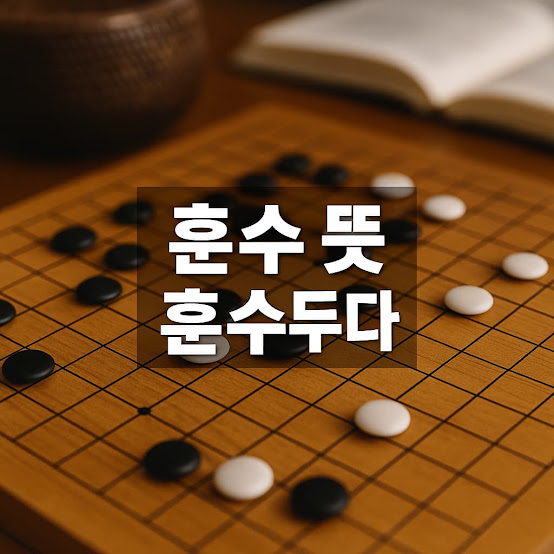 훈수 뜻과 ‘훈수두다’의 의미 정리